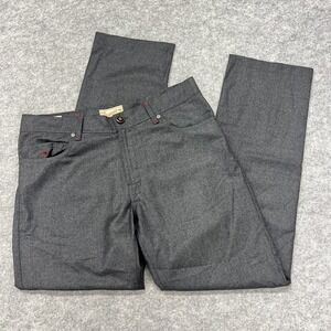 Marco Pescarolo Nerano Pants Mens 33x29 Gray Flannel Wool Cashmere Italy